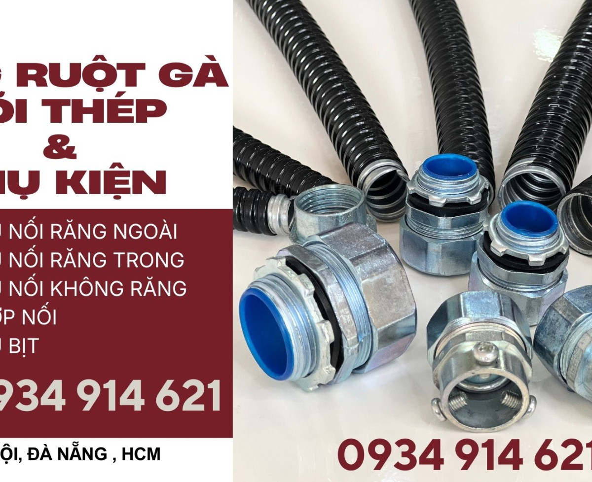 Ống ruột gà lõi thép bọc nhựa uPVC Đà Nẵng, HCM, Hà Nội
