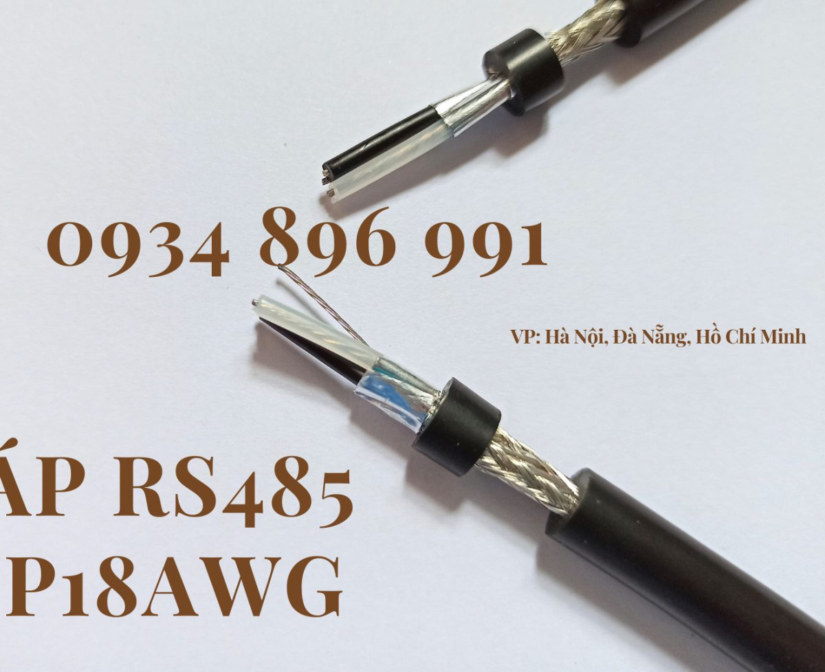 CÁP TÍN HIỆU RS485 1 PAIR 22 AWG KHÁNH HÒA, BÌNH ĐỊNH, GIA LAI