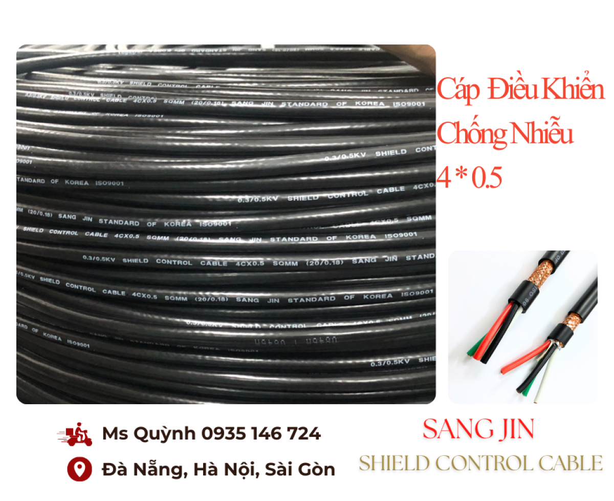 Cáp tín hiệu RS485 2 Pair 18 AWG 2x2x0.75mm2 Đà Nẵng, Hà Nội, Sài Gòn, Quảng Nam, Bình Định, Gia Lai