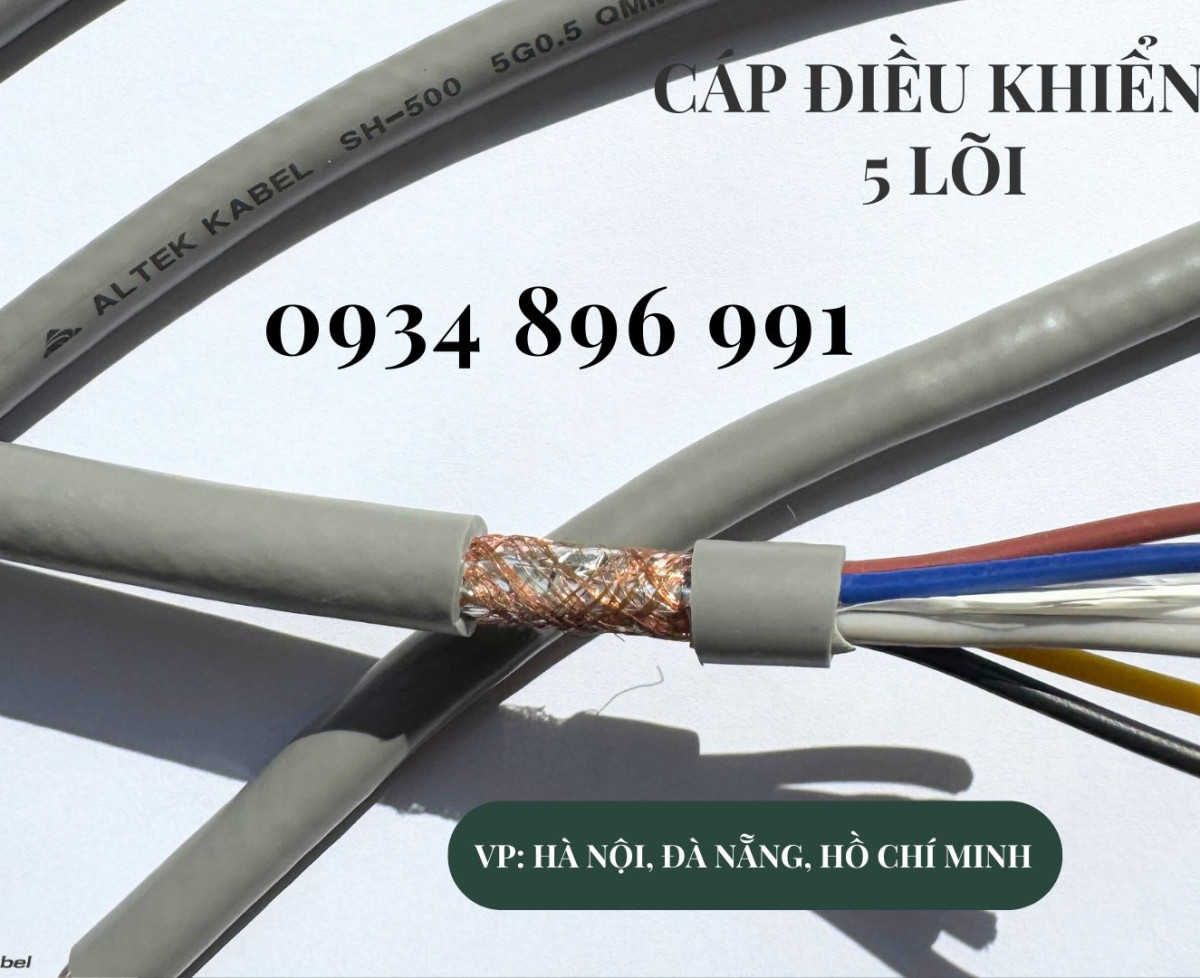 Cáp Tín Hiệu Chống Nhiễu 5x1.5 Mm2 Khánh Hòa – Bình Định – Gia Lai