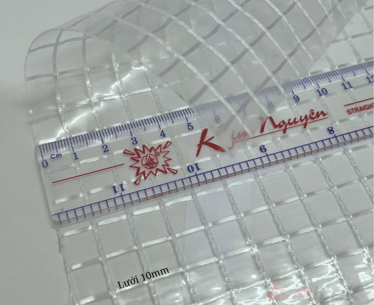 Màng nhựa pvc lưới 10mm thích hợp công nghiệp, đóng gói