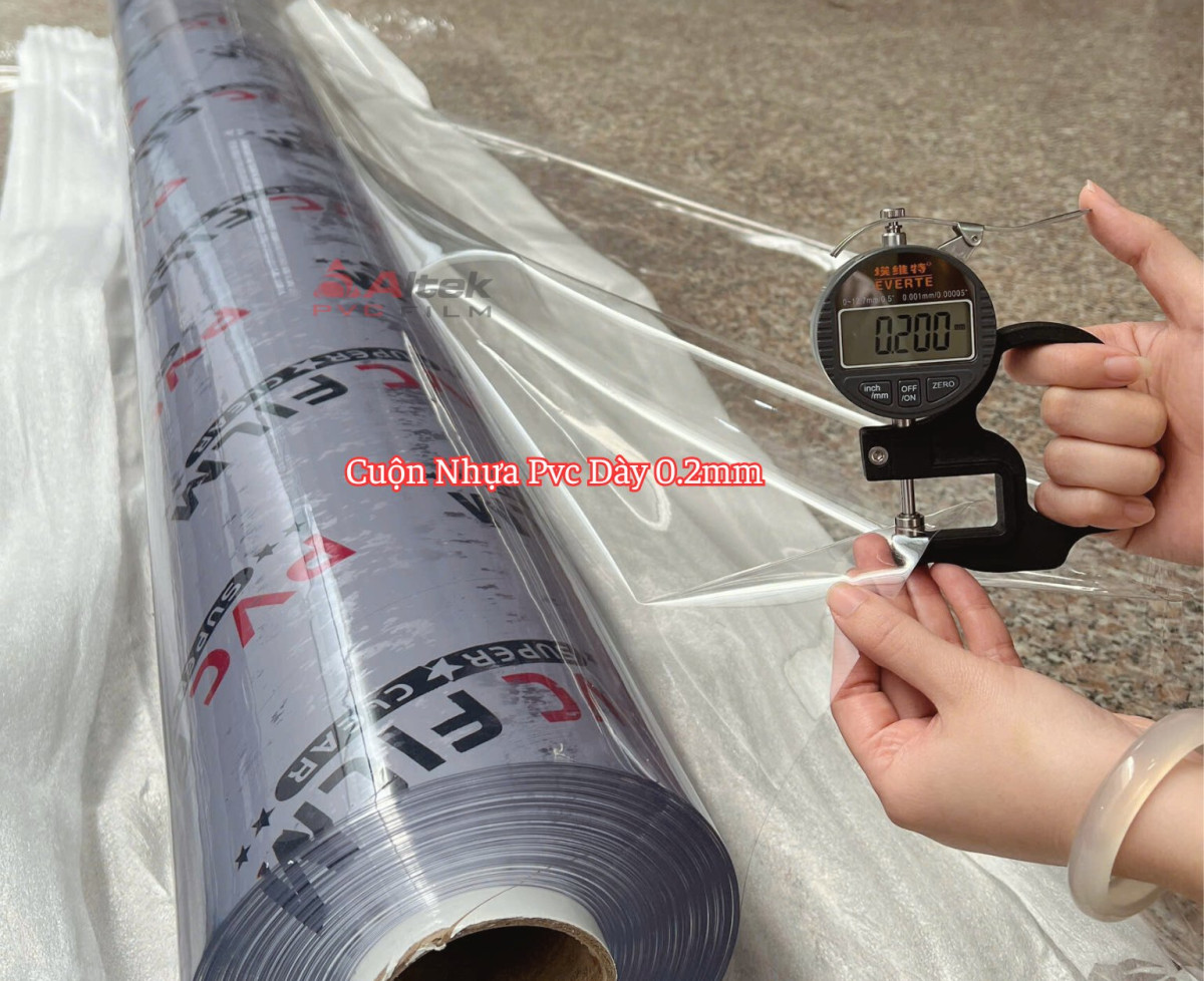 Cuộn nhựa PVC 0.2mm lựa chọn hoàn hảo cho sản xuất & gia công