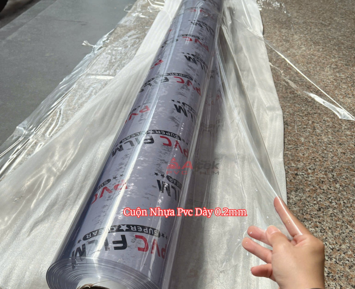 Cuộn nhựa PVC 0.2mm lựa chọn hoàn hảo cho sản xuất & gia công