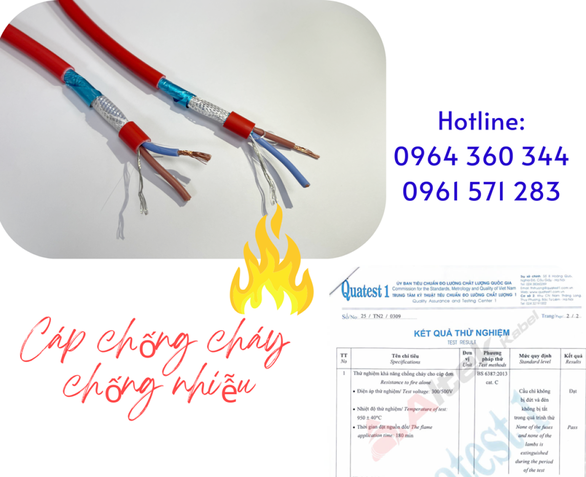 Cáp báo cháy - Chống cháy - Chống nhiễu Altek Kabel