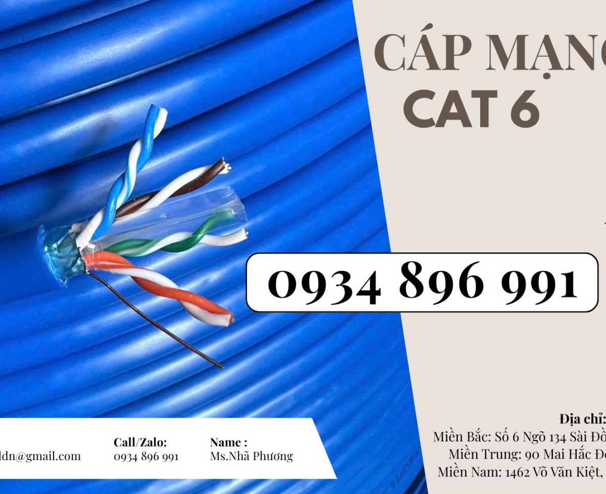 CÁP MẠNG FTP6 –23AWG CÓ SẴN ĐÀ NẴNG, HÀ NỘI, HỒ CHÍ MINH