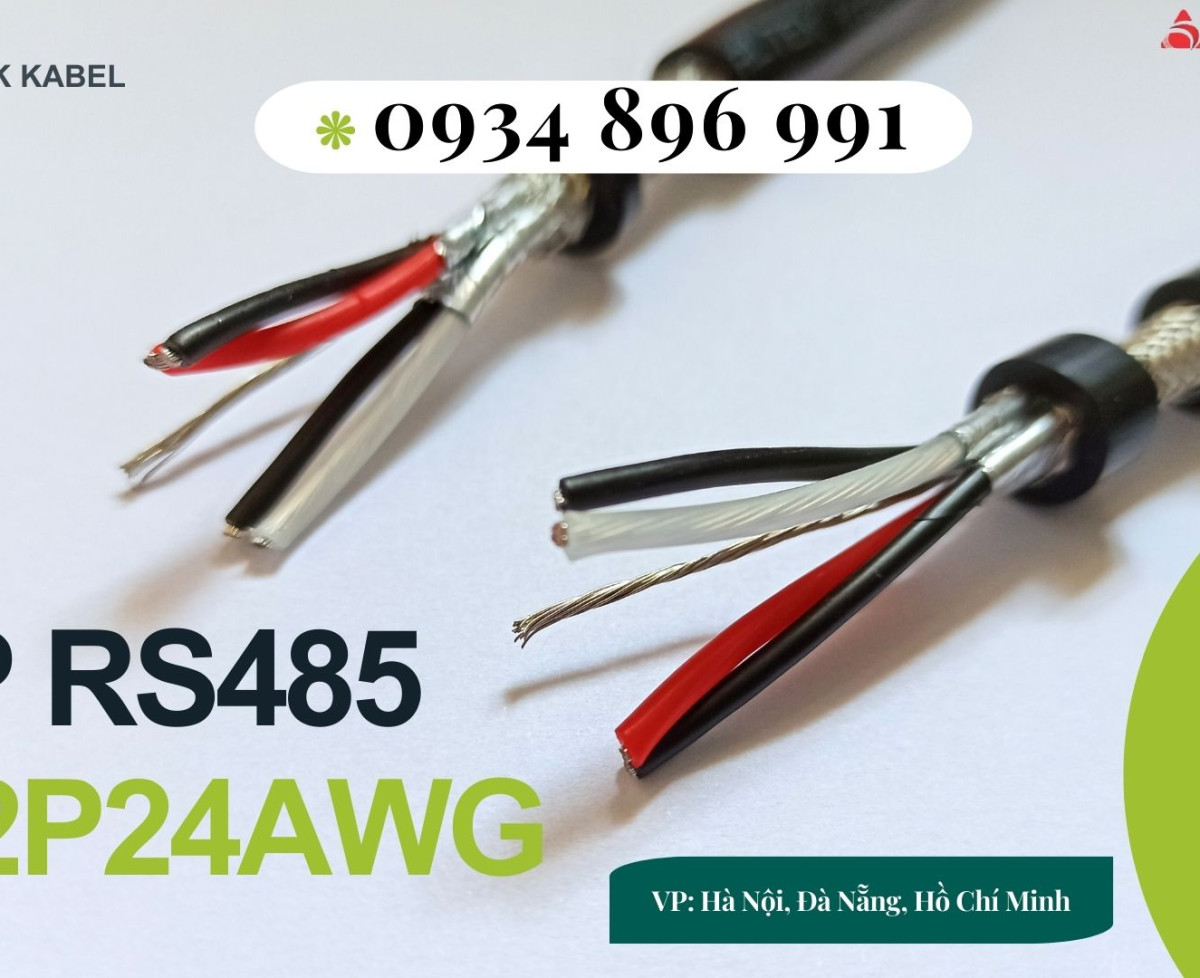 CÁP TÍN HIỆU RS485 2 PAIR 24 AWG ĐÀ NẴNG, HÀ NỘI, HỒ CHÍ MINH