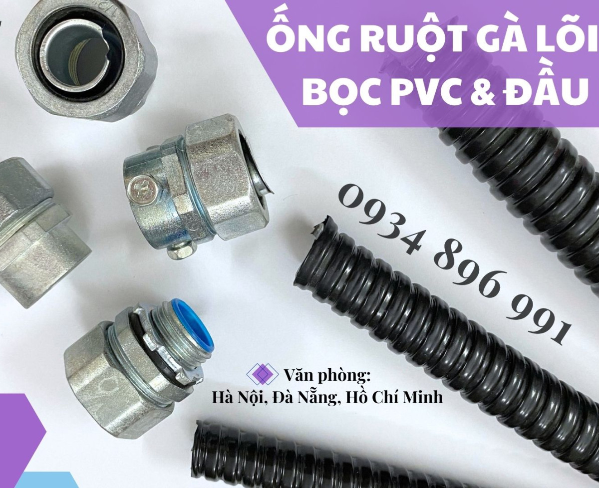 Ống Ruột Gà Lõi Thép Và Đầu Nối Đủ Quy Cách Tại Đà Nẵng, Hà Nội, Hồ Chí Minh