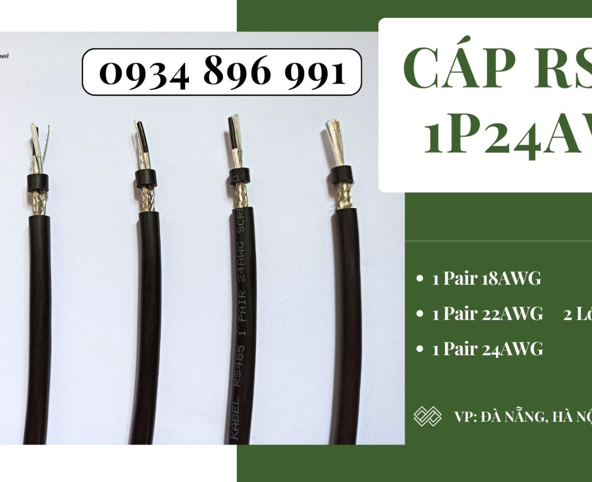 Cáp Tín Hiệu Rs485 1 Pair 22 Awg Đà Nẵng, Hà Nội, Hồ Chí Minh