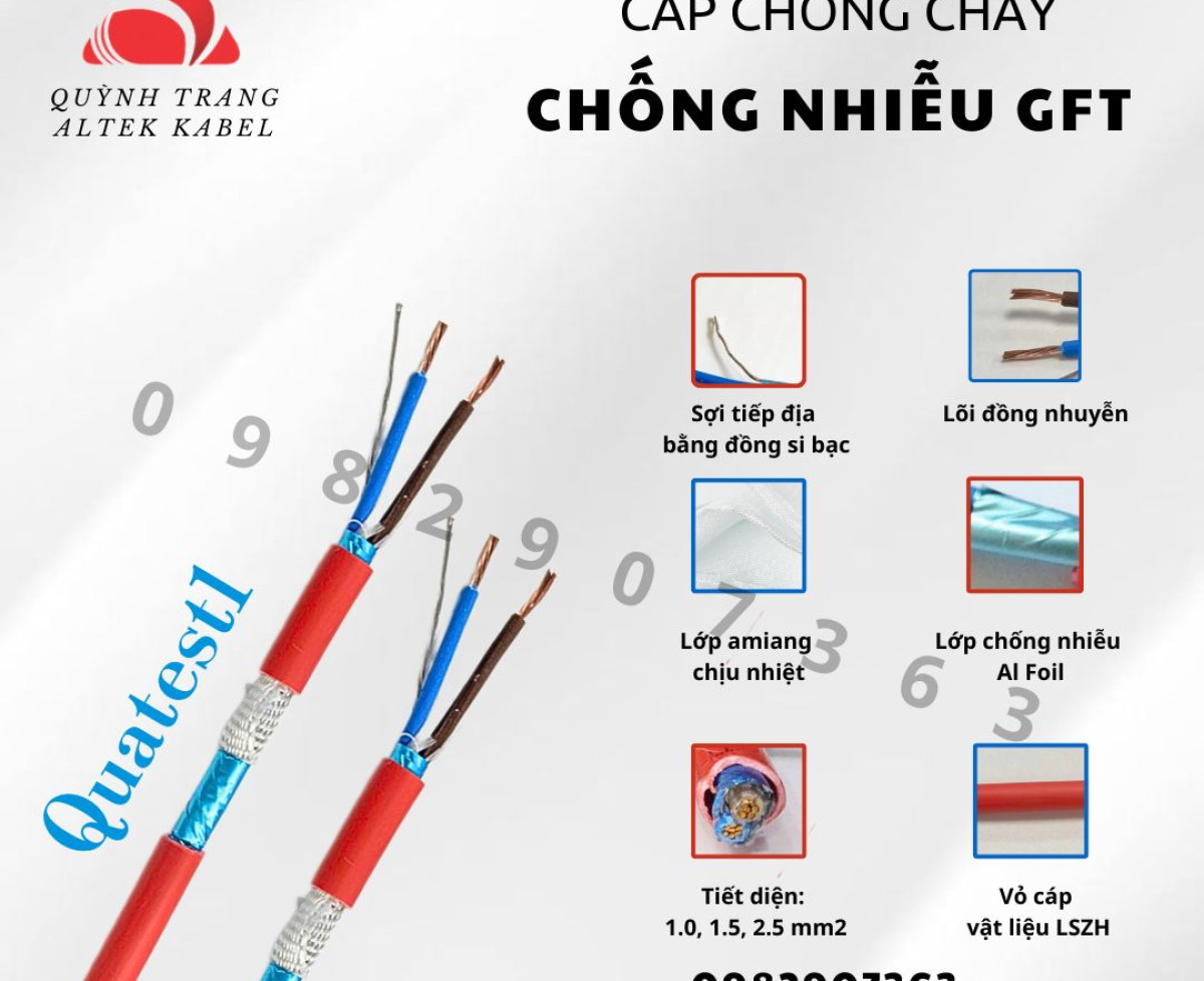 Cáp chống cháy Altek Kabel – an toàn khi hỏa hoạn