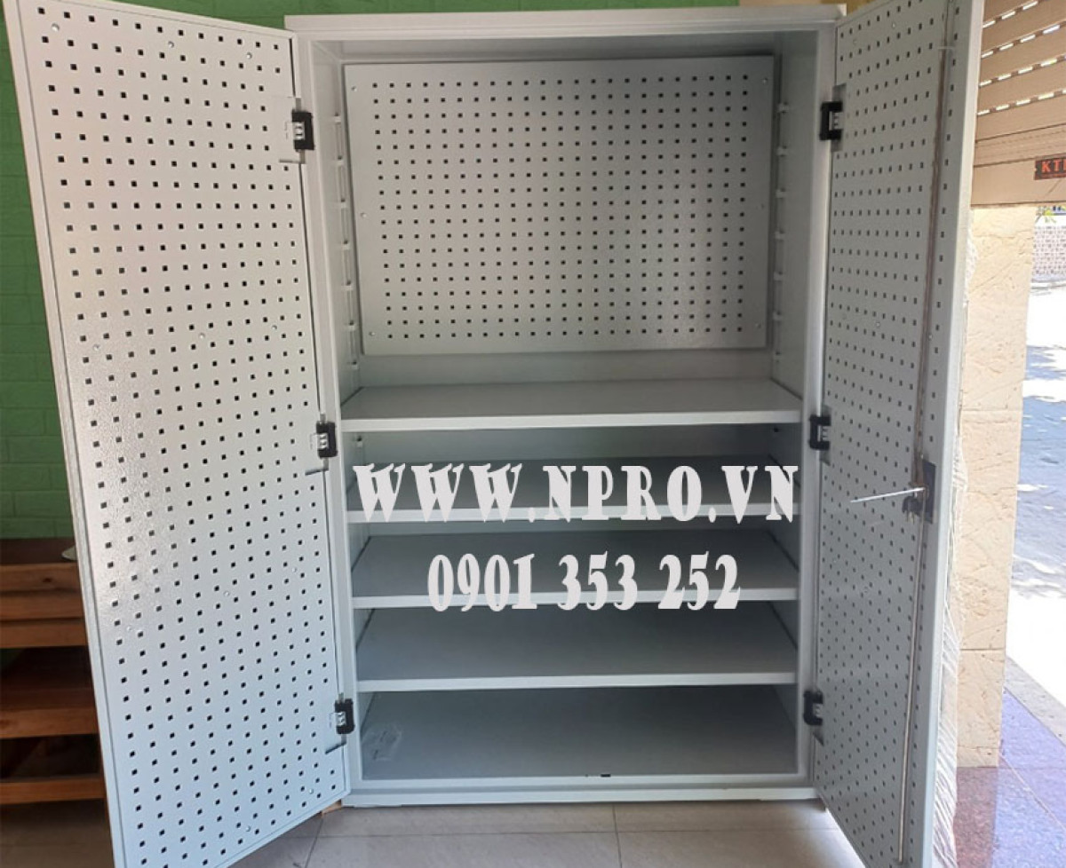 Tủ đồ nghề 2 cánh 2 ngăn kéo 2 khay KT: 1000Wx500Dx1800Hmm