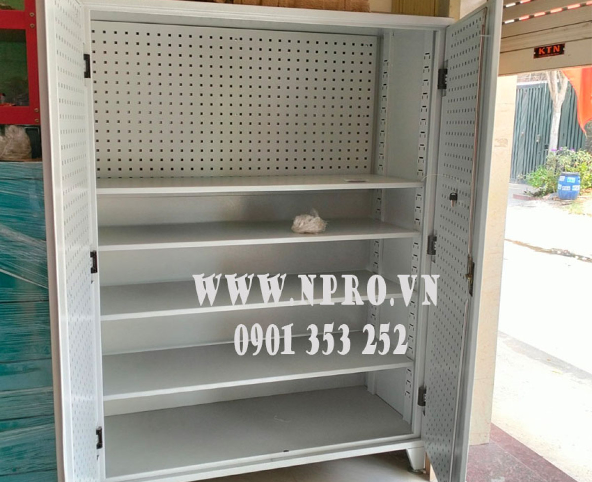 Tủ đồ nghề 2 cánh 2 ngăn kéo 2 khay KT: 1000Wx500Dx1800Hmm