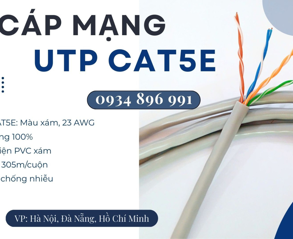 Cáp Mạng Altek Kabel Utp Cat 5e–24awg 4 Pair Hồ Chí Minh, Long An, Cần Thơ