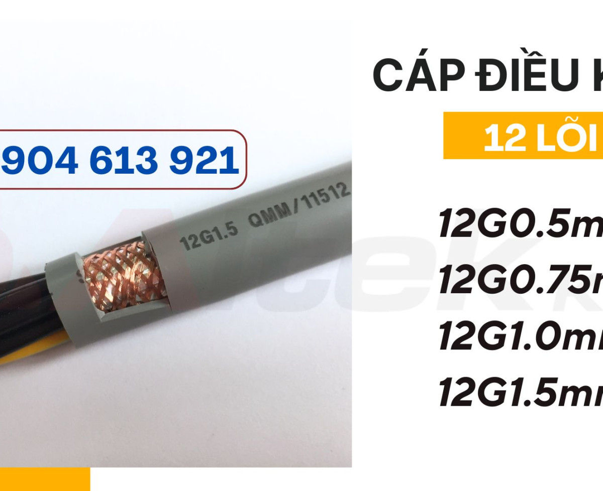 Cáp điều khiển 12x0.5/12x0.75/12x1.0/12x1.5 Altek Kabel - phân phối toàn quốc