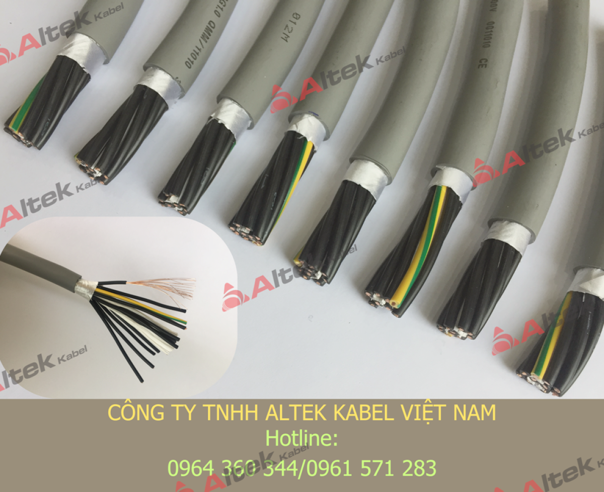 Cáp điều khiển chống nhiễu nhiều lõi Altek Kabel - Giá tốt tại Hà Nội
