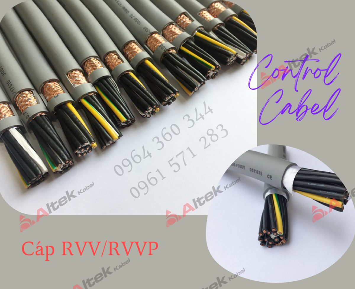 Cáp điều khiển chống nhiễu nhiều lõi Altek Kabel - Giá tốt tại Hà Nội