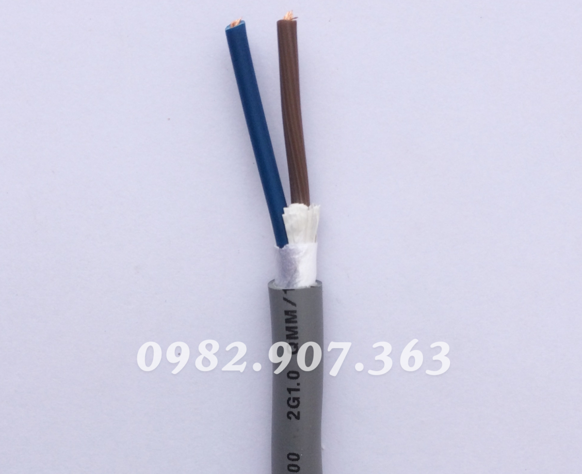 Cáp điều khiển đồng mềm 2 lõi vỏ xám Altek Kabel