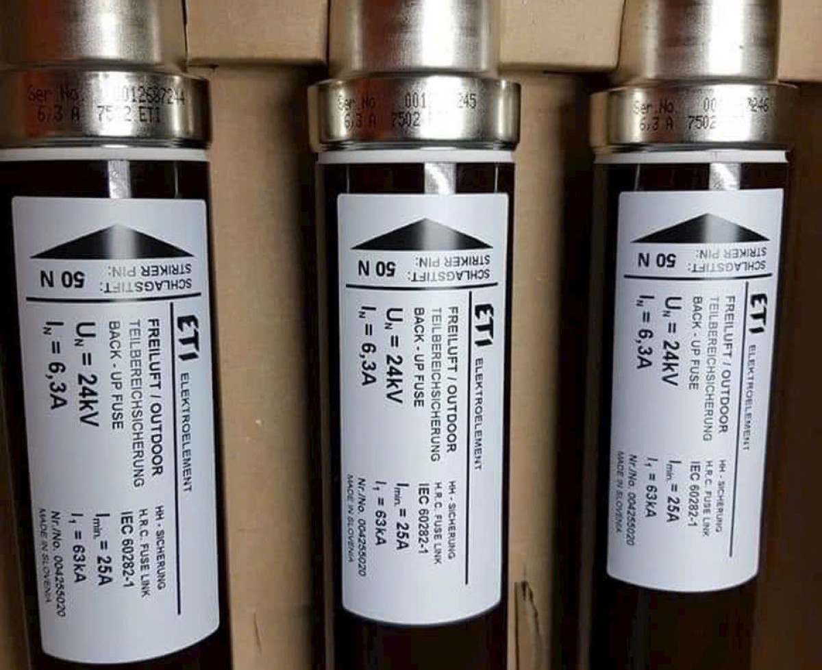 Cung cấp   cầu chì trung thế  6,6KV, 7.2KV, 11KV, 12KV, 24KV