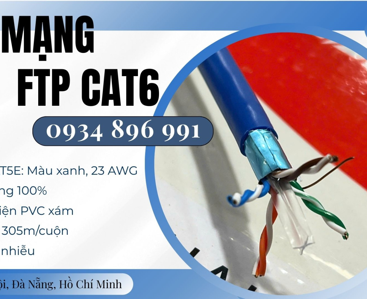 CÁP MẠNG FTP6 CHỐNG NHIỄU ALTEK KABEL CÓ SẴN KHÁNH HÒA, BÌNH ĐỊNH, PHÚ YÊN