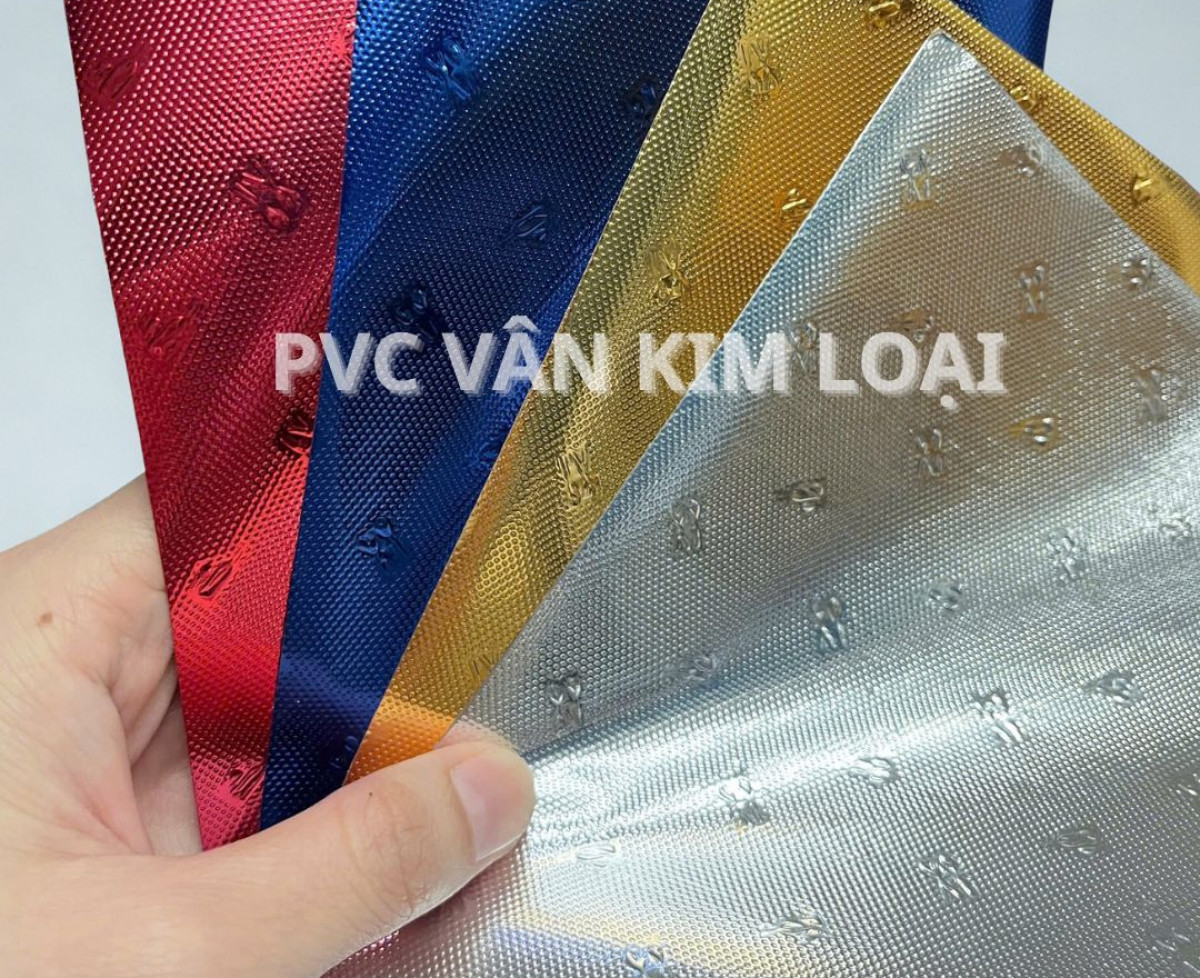 Màng Pvc vân lập phương 3D- hiệu ứng khối kim loại sang trọng