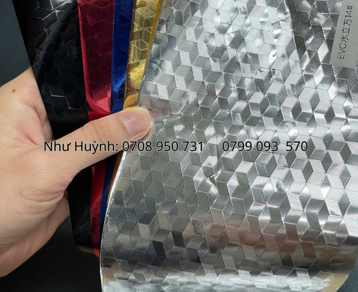 cung cấp các loại màng nhôm công nghiệp - hiệu ứng hoa văn 3d