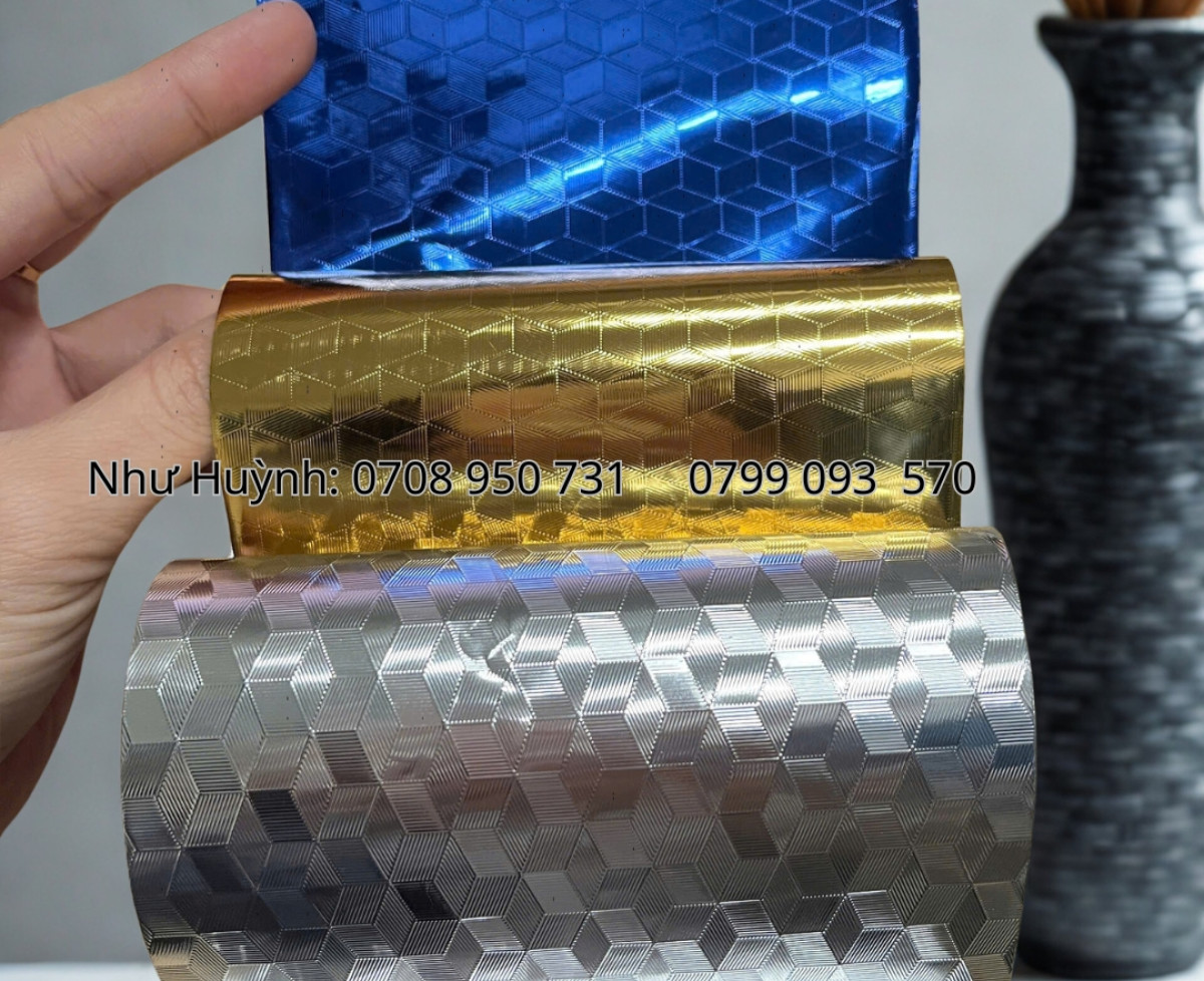 cung cấp các loại màng nhôm công nghiệp - hiệu ứng hoa văn 3d