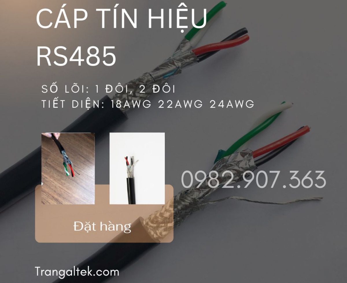 Cáp RS485 Chống Nhiễu Hai Lớp Altek Kabel  1 Pair 2 Pair