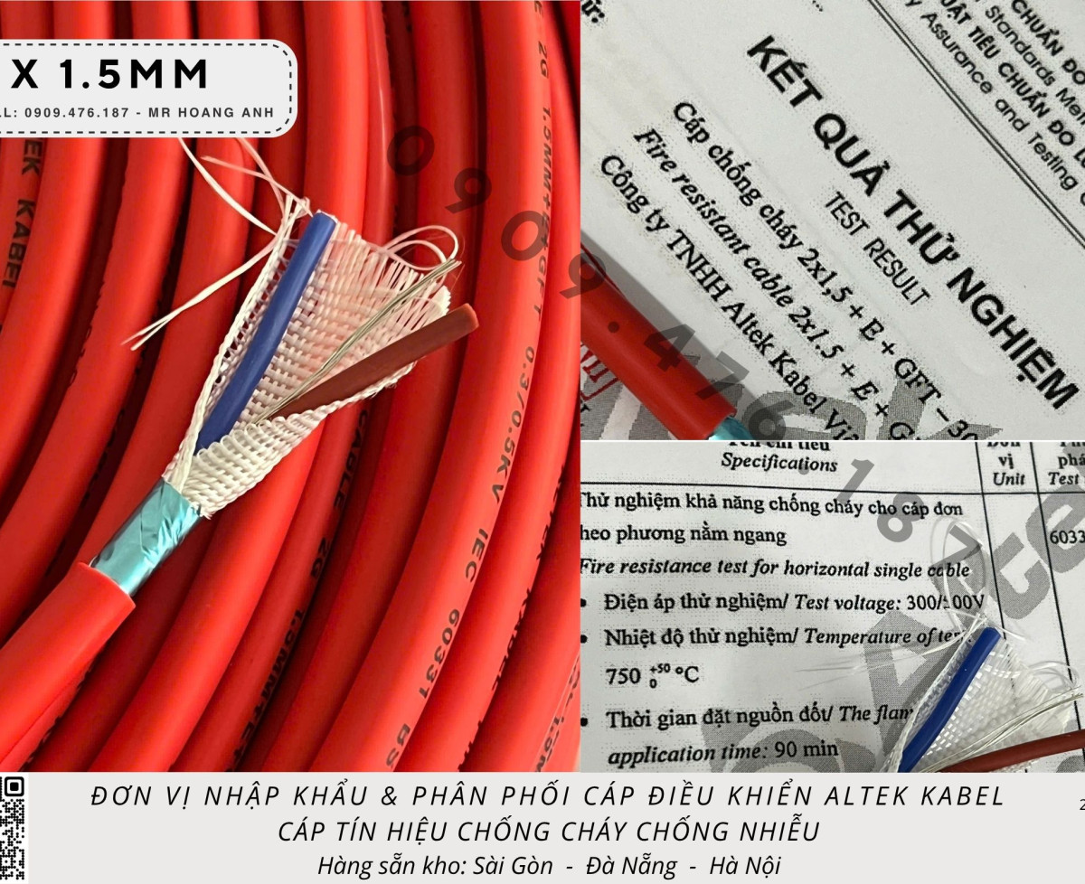 Dây tín hiệu chống cháy chống nhiễu - altek kabel