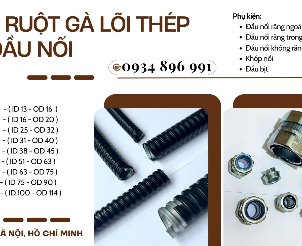 Ống Ruột Gà Lõi Thép Phi 32 – Hàng Sẵn Số Lượng Lớn – Giao Nhanh Khánh Hòa, Bình Định, Gia Lai
