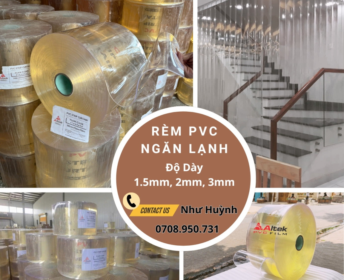 RÈM NHỰA NGĂN LẠNH – MÀNG PVC CÁCH NHIỆT HIỆU QUẢ
