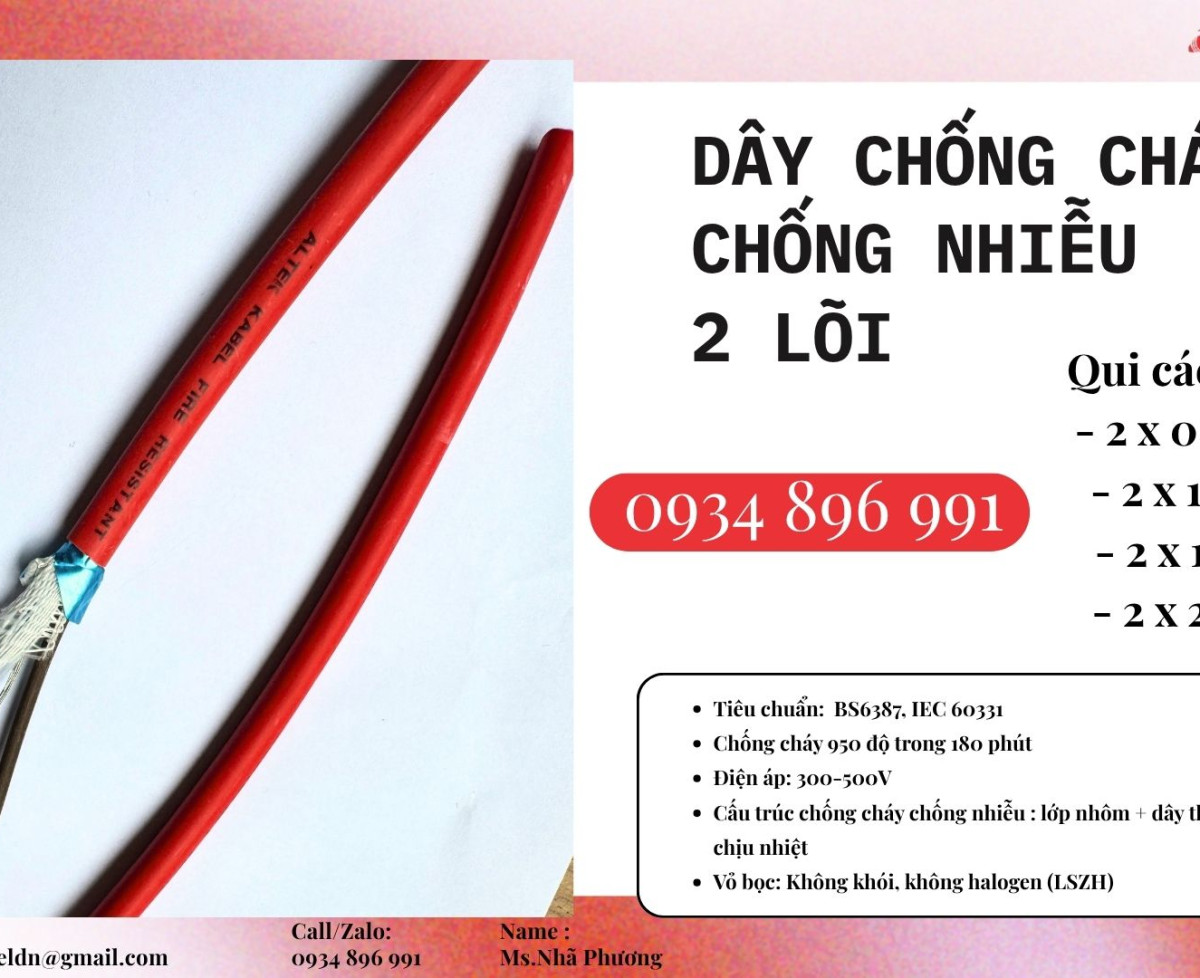 Cáp 2x0.75mm² Chống Nhiễu Altek Kabel – Sẵn Hàng Khánh Hòa, Bình Định, Phú Yên