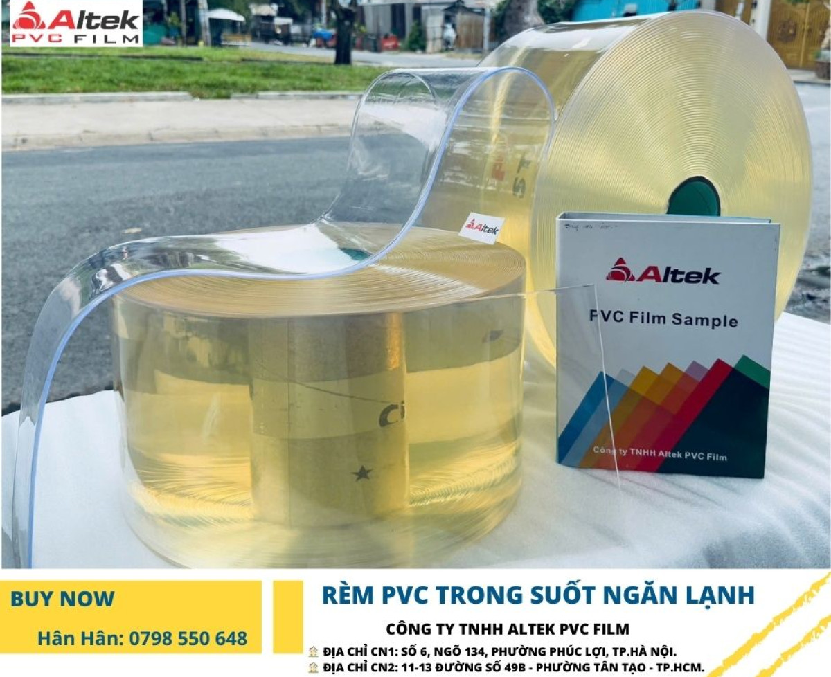Rèm nhựa pvc cuộn khổ nhỏ