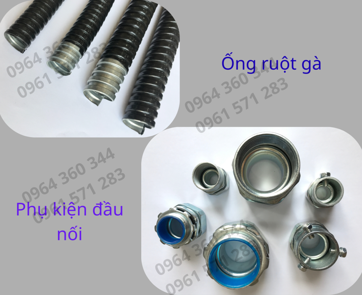 Ống ruột gà lõi thép phi 3/4 (ID 19 - OD 24) - Hàng sẵn Hà Nội