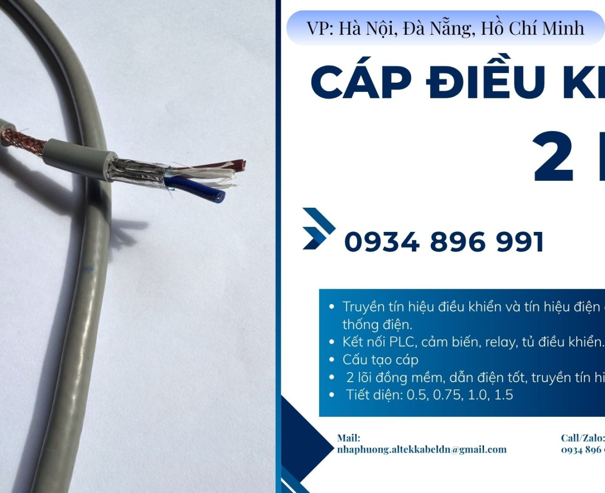 Tổng Kho Cáp Altek Kabel 0.5 - 1.5mm2 Tại Hà Nội & TP.HCM – Giao Hàng Toàn Quốc