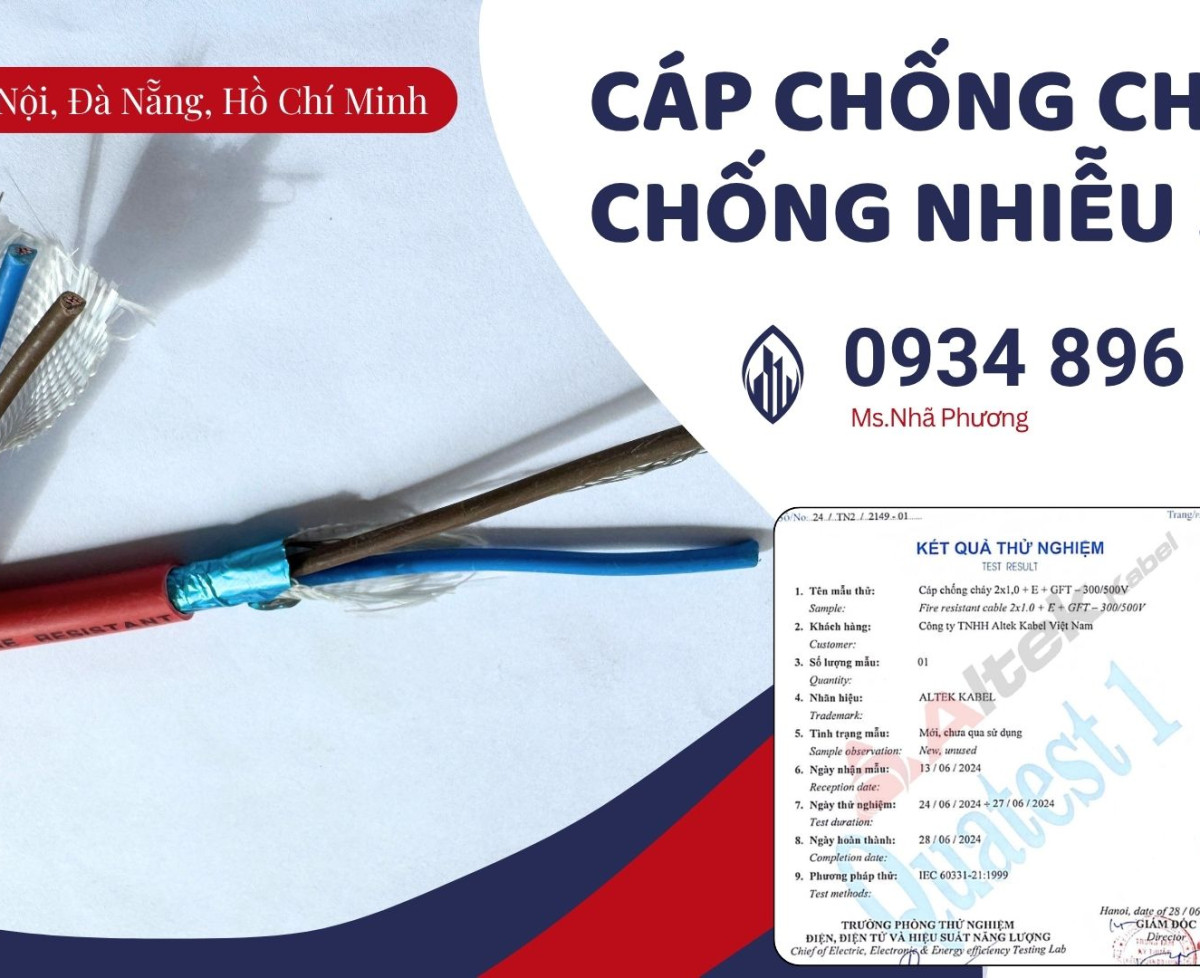 Cáp 2x1.0mm² Altek Kabel – Giải Pháp Cho Hệ Thống PCCC Tại Đồng Nai, Long An