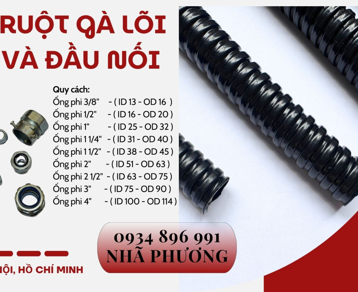 Địa Chỉ Bán Ống Ruột Gà Lõi Thép Bọc Nhựa Tại Bắc Ninh, Hưng Yên Uy Tín Nhất