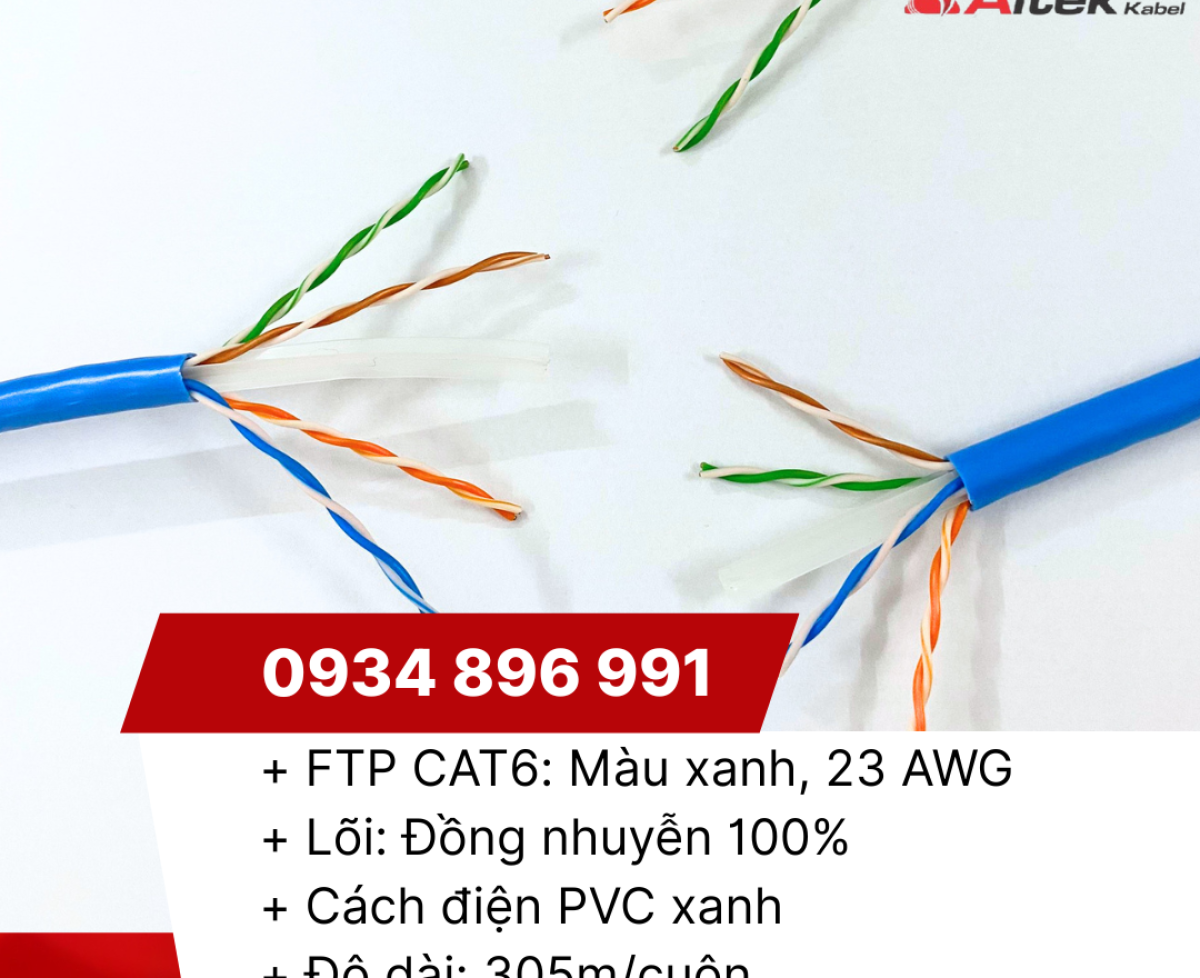 Phân Phối Cáp Mạng Chính Hãng Tại Cần Thơ, Long An, Bình Dương - Miễn Phí Vận Chuyển