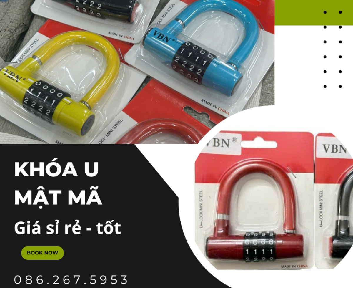 ổ khóa mật mã giá rẻ tại kho vbn