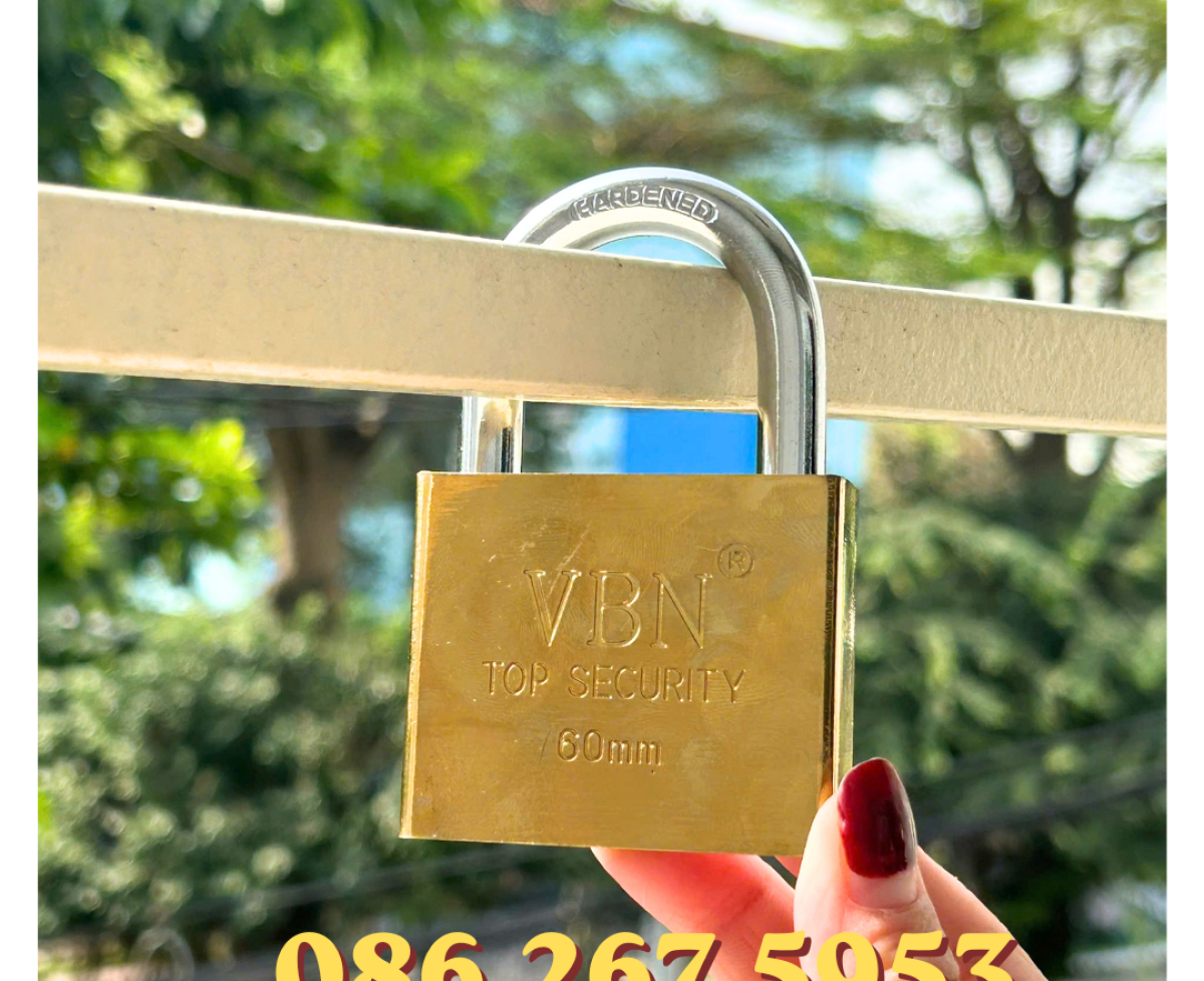 Khóa VBN 60mm - giá sỉ tốt tận kho , nhà xưởng , kho , cửa nhà an toàn