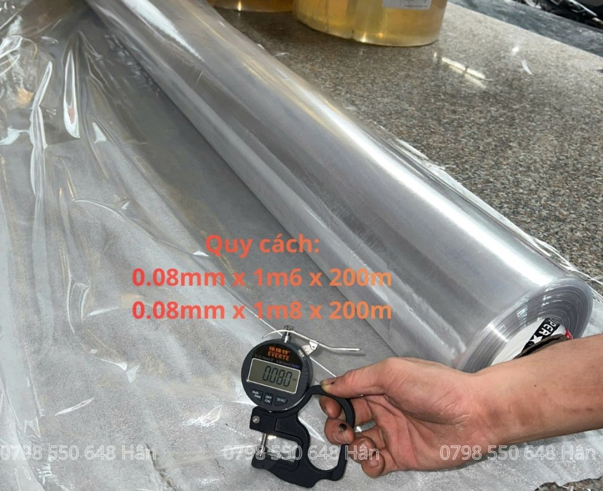 Xả kho màng nhựa pvc trong suốt- hàng có sẵn