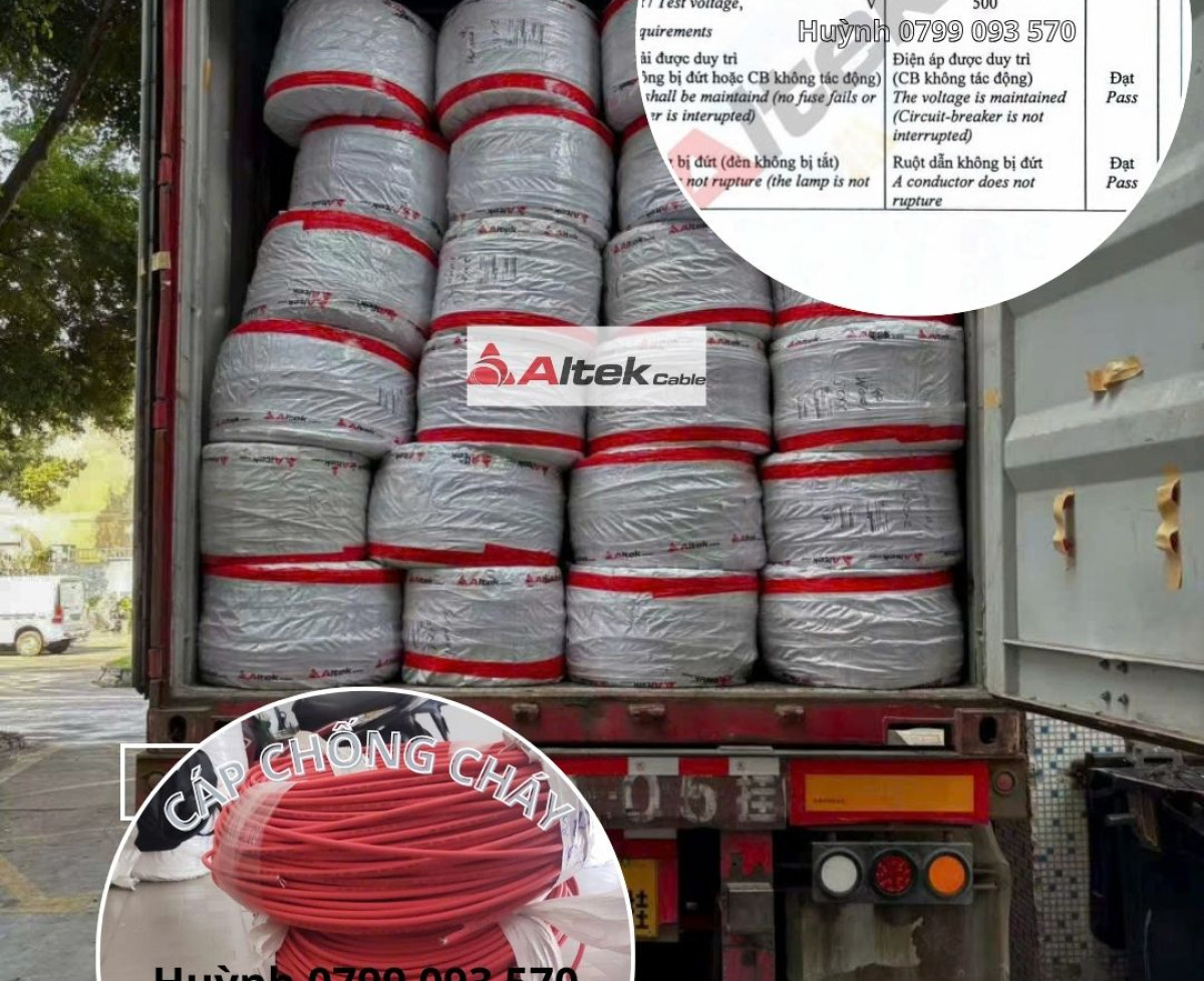 bảng giá cáp điện chống cháy altek kabel