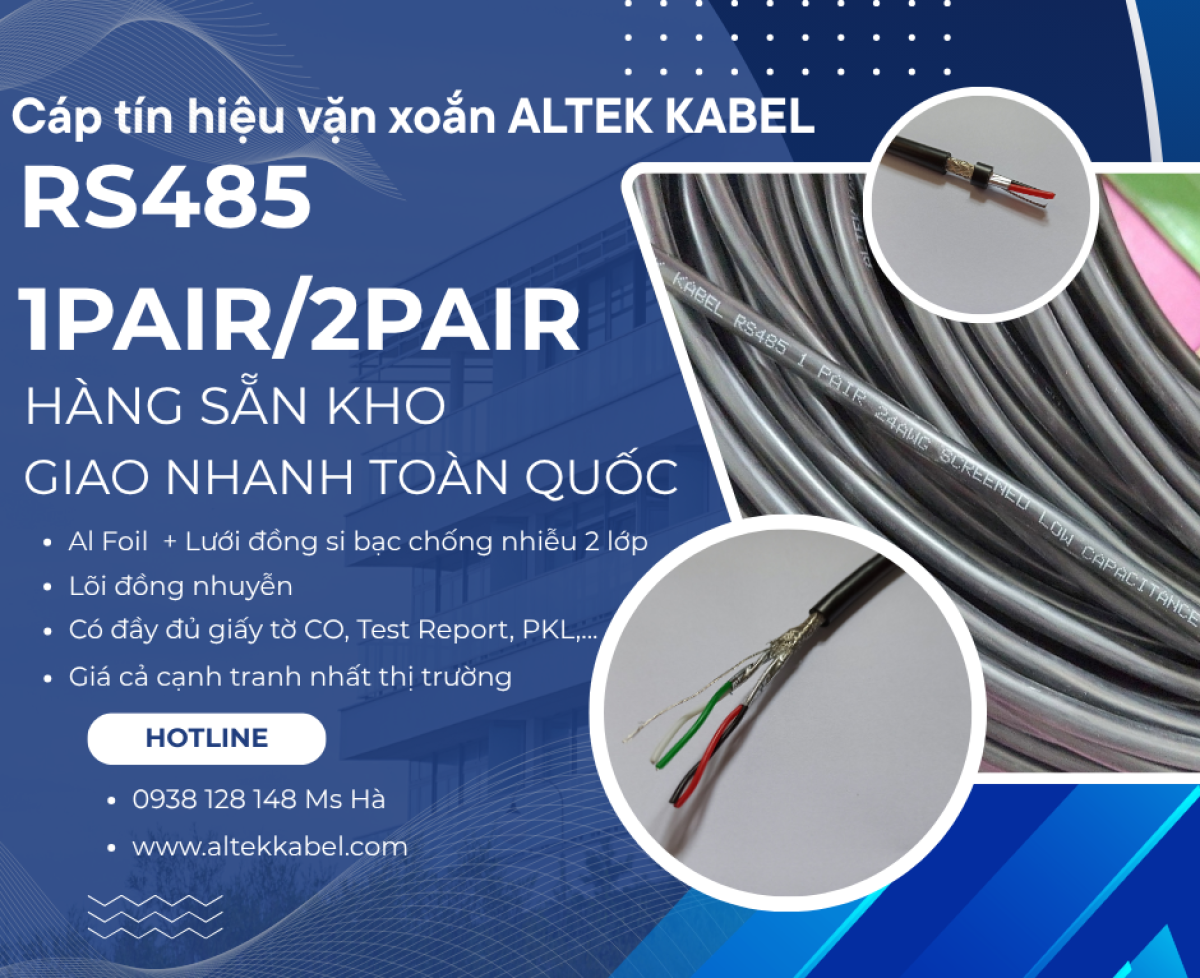 CÁP TÍN HIỆU VĂN XOẮN CHỐNG NHIỄU