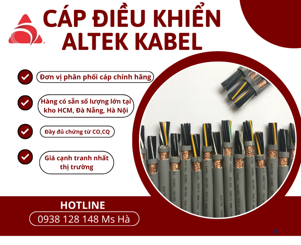 Cáp điều khiển Altek Kabel