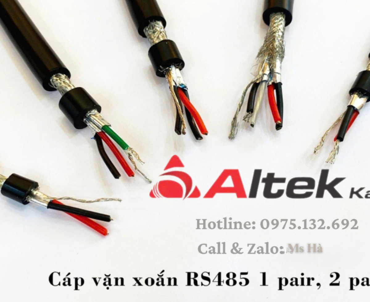 Cáp RS485 Altek – truyền xa, chống nhiễu tốt