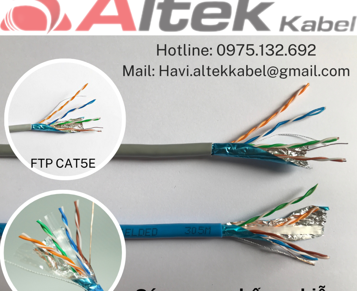 Cáp RS485 Altek Kabel – giải pháp truyền thông ổn định cho hệ thống công nghiệp ⚙️