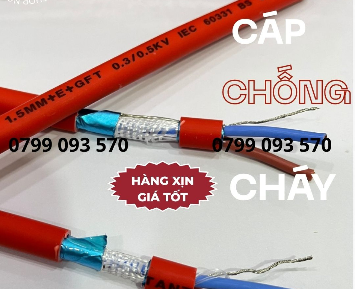 Giá bán cáp chống cháy 2 x 1.0 - tiêu chuẩn BS6387