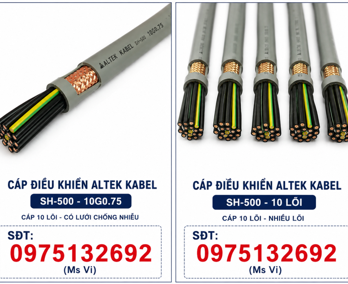 Cáp điều khiển Altek Kabel – vận hành ổn định cho mọi hệ thống tự động hóa