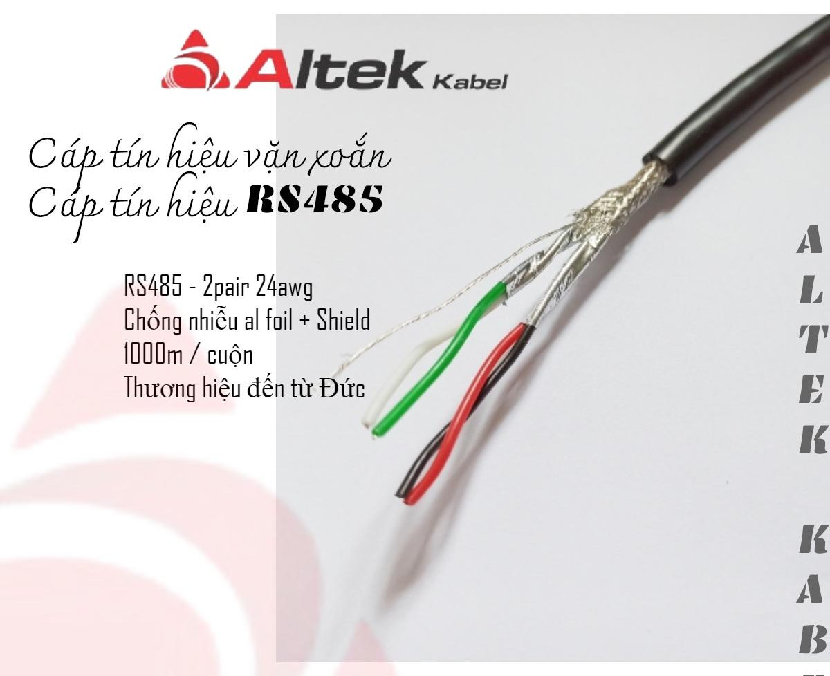 Cáp RS485 Altek – ổn định tín hiệu cho hệ thống tự động hóa