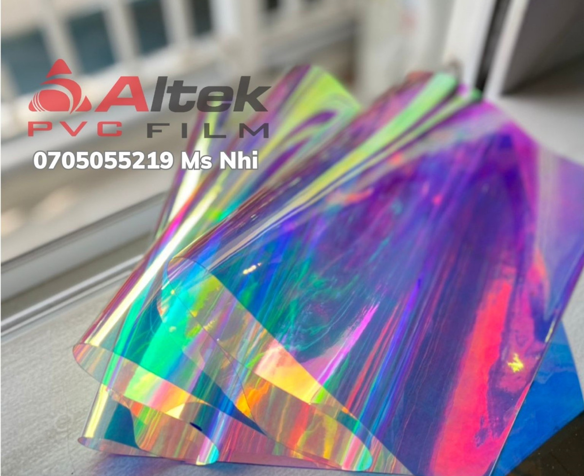 Kiếng nhựa hologram ánh kim tuyến 7 màu