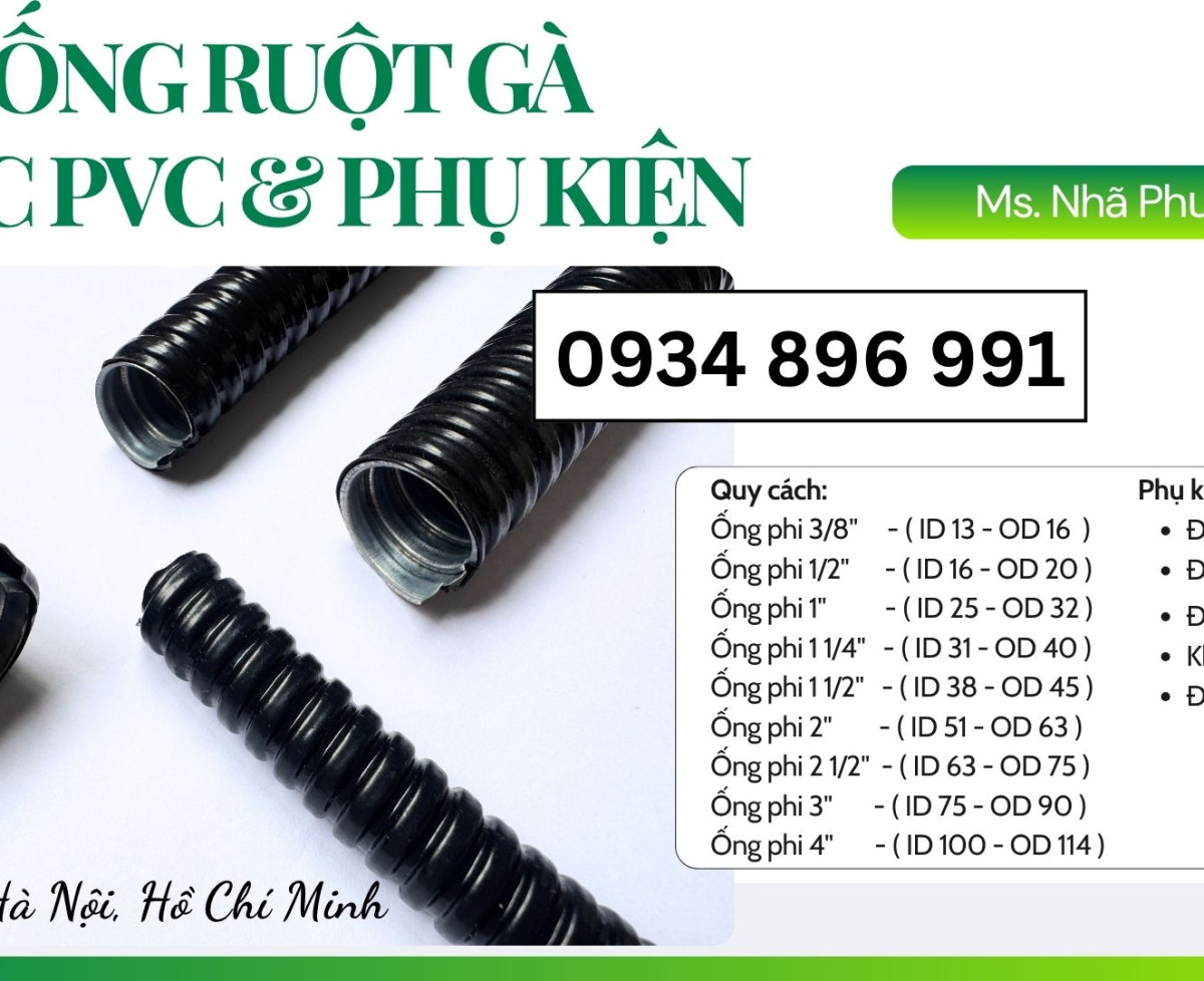 Cung Cấp Ống Kẽm Bọc Thép PVC Tại Huế, Đà Nẵng, Quảng Nam – Giao Hàng Nhanh
