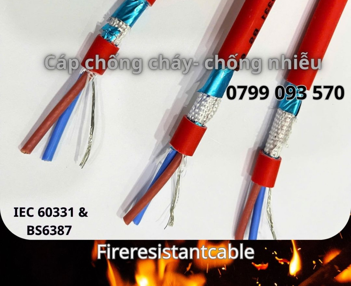 cáp tín hiệu chống cháy 2x 1.5mm2 bao nhiêu